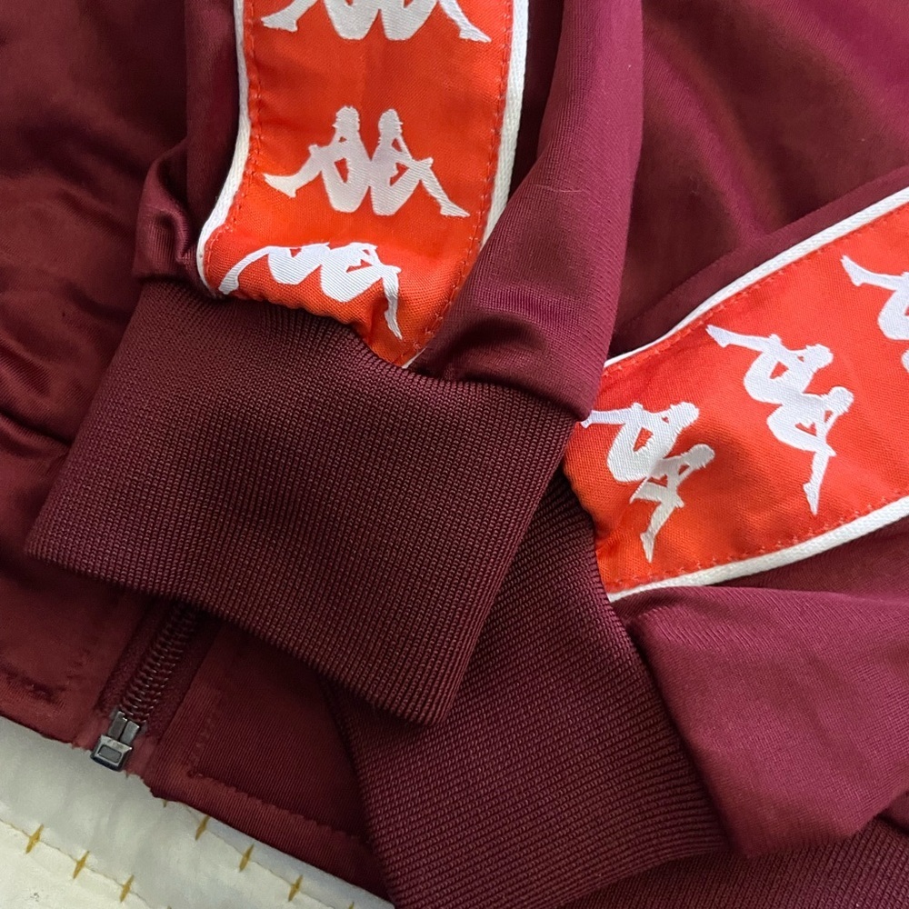 KAPPA 222 BANDA ANNISTON TRACK JACKET - RED DAHLIA/ORANGE FLAME - Large - Picture 7 of 10